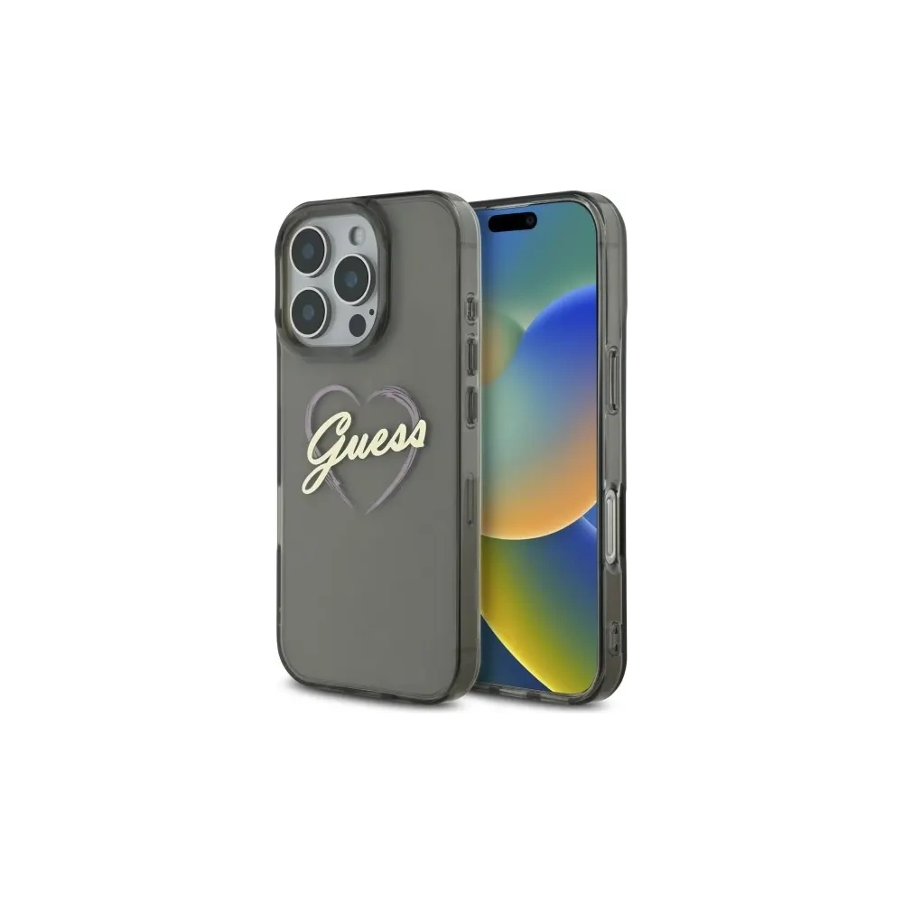 Hurtownia GSM - Etui Guess GUHCP16XHCHGSPK Apple iPhone 16 Pro Max hardcase IML Heart černá/black - GUE4172 - {ean13} - Hurt