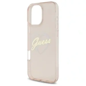 Etui Guess GUHCP16XHCHGSPP Apple iPhone 16 Pro Max hardcase IML Heart różowy/pink