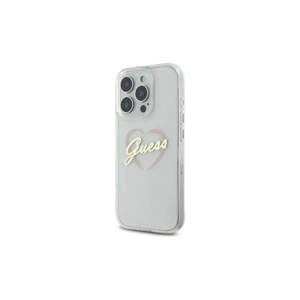 Hurtownia GSM - Guess GUHCP16XHCHGSPT Apple iPhone 16 Pro Max husă IML Heart transparentă - GUE4174 - {ean13} - Hurt