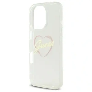 Etui Guess GUHCP16XHCHGSPT Apple iPhone 16 Pro Max hardcase IML Heart przeźroczysty/transparent