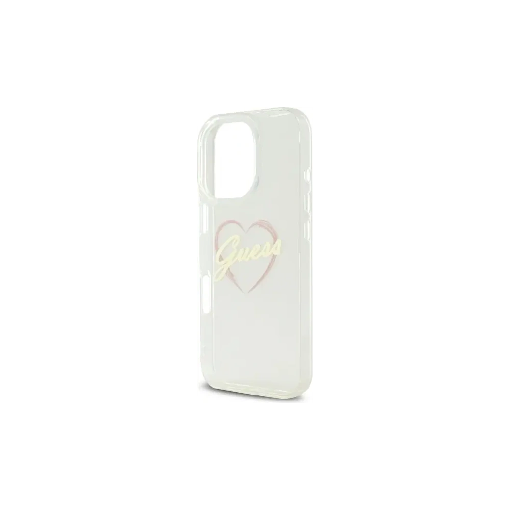 Hurtownia GSM - Etui Guess GUHCP16XHCHGSPT Apple iPhone 16 Pro Max hardcase IML Heart průhledný/transparentní - GUE4174 - {ean13} - Hurt