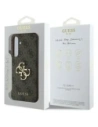 Hurtownia GSM - Guess GUHCS24FE4GMGBR Samsung Galaxy S24 FE husă din plastic rigid 4G cu mare logo metalic maro - GUE4176 - {ean13} - Hurt