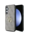 Guess GUHCS24FE4GMGPI Samsung Galaxy S24 FE hardcase 4G Big Metal Logo roz