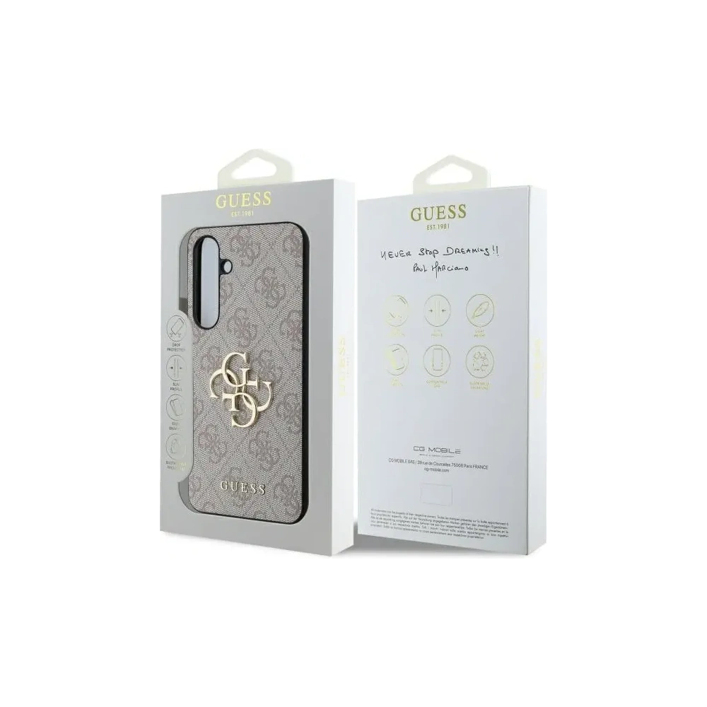 Hurtownia GSM - Guess GUHCS24FE4GMGPI Samsung Galaxy S24 FE hardcase 4G Big Metal Logo roz - GUE4178 - {ean13} - Hurt