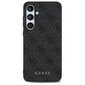 Hurtownia GSM - Guess GUHCS24FEG4GFGR Samsung Galaxy S24 FE Hartschale 4G Metall Gold-Logo grau - GUE4180 - {ean13} - Hurt