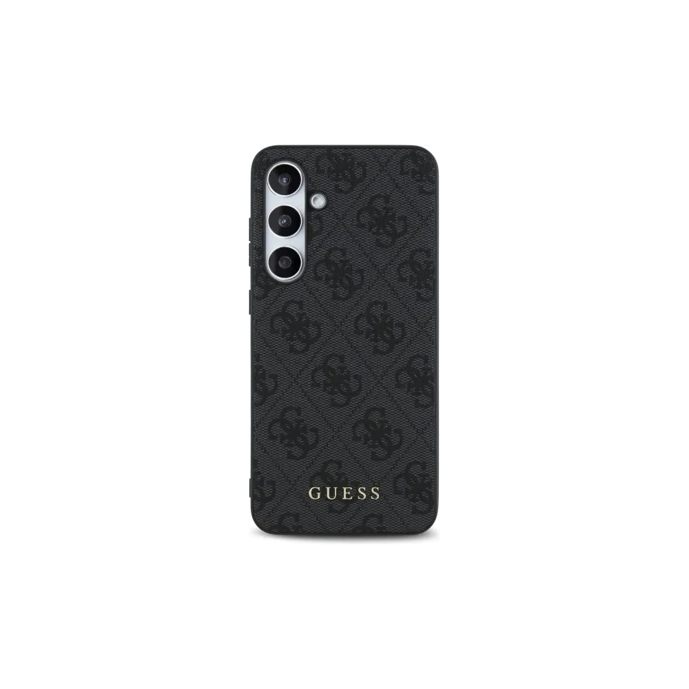 Hurtownia GSM - Guess GUHCS24FEG4GFGR Samsung Galaxy S24 FE Hartschale 4G Metall Gold-Logo grau - GUE4180 - {ean13} - Hurt