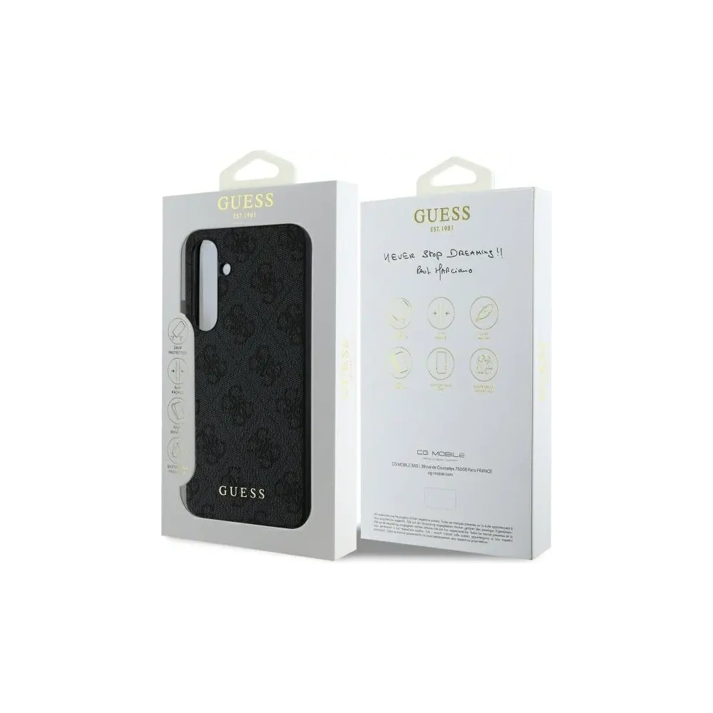 Hurtownia GSM - Guess GUHCS24FEG4GFGR Samsung Galaxy S24 FE hardcase 4G Metal Gold Logo gri - GUE4180 - {ean13} - Hurt