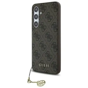 Hurtownia GSM - Guess GUHCS24FEGF4GBR Samsung Galaxy S24 FE hardcase 4G Colecția Charms maro - GUE4181 - {ean13} - Hurt