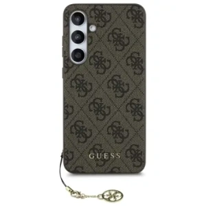 Hurtownia GSM - Guess GUHCS24FEGF4GBR Samsung Galaxy S24 FE hardcase 4G Colecția Charms maro - GUE4181 - {ean13} - Hurt