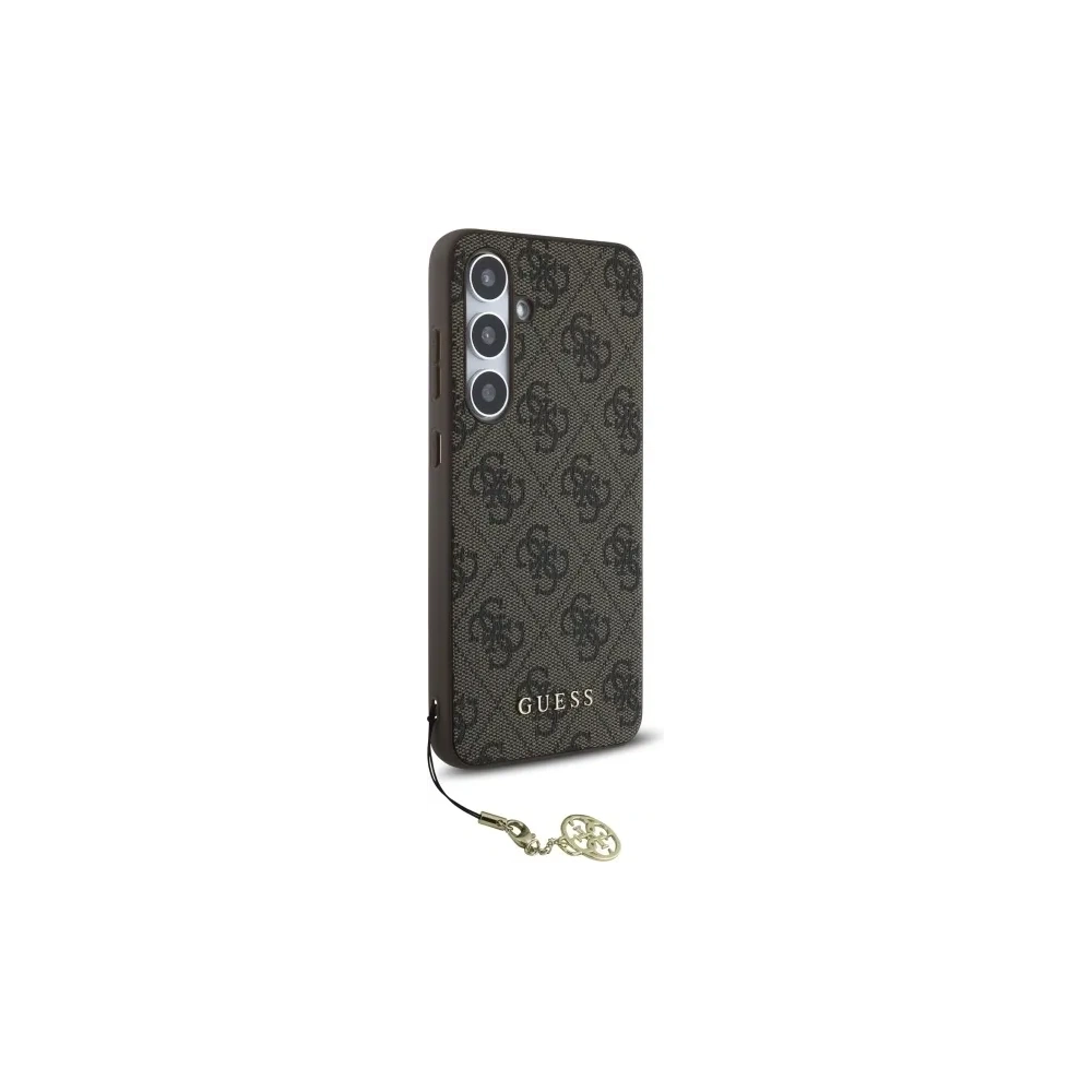 Hurtownia GSM - Guess GUHCS24FEGF4GBR Samsung Galaxy S24 FE hardcase 4G Colecția Charms maro - GUE4181 - {ean13} - Hurt