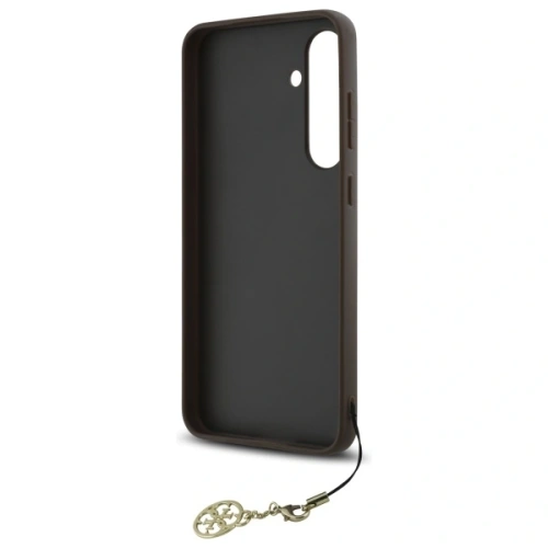 Etui Guess GUHCS24FEGF4GBR Samsung Galaxy S24 FE hardcase 4G Charms Collection brazowy/brown