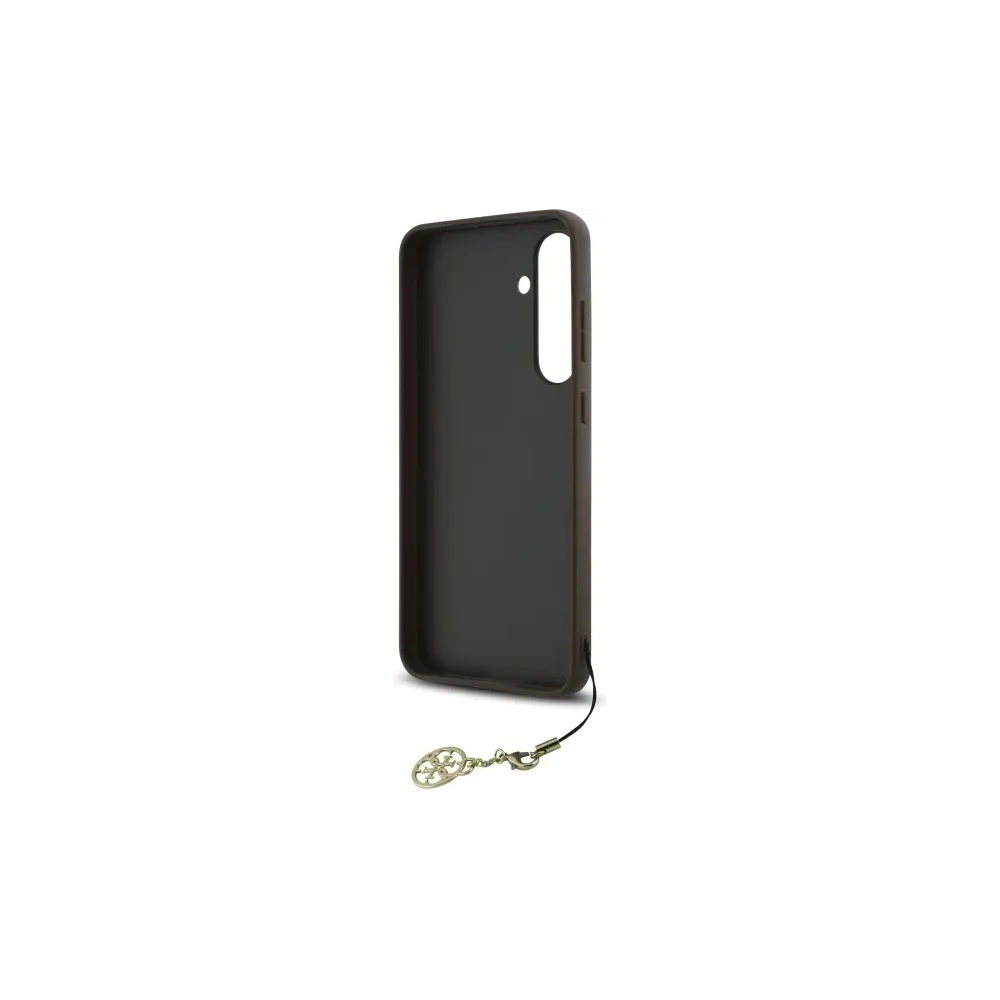 Hurtownia GSM - Guess GUHCS24FEGF4GBR Samsung Galaxy S24 FE hardcase 4G Colecția Charms maro - GUE4181 - {ean13} - Hurt
