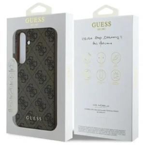 Hurtownia GSM - Guess GUHCS24FEGF4GBR Samsung Galaxy S24 FE Hardcase 4G Charms Collection braun - GUE4181 - {ean13} - Hurt