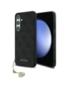 Etui Guess GUHCS24FEGF4GGR Samsung Galaxy S24 FE hardcase 4G Charms Collection szary/grey