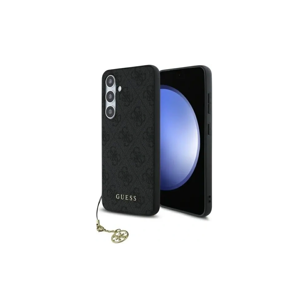 Hurtownia GSM - Guess GUHCS24FEGF4GGR Samsung Galaxy S24 FE hardcase 4G Colecția Charms gri - GUE4182 - {ean13} - Hurt
