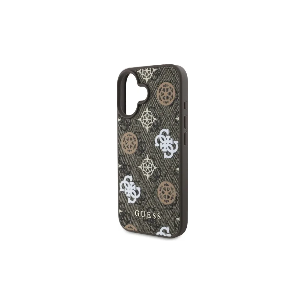 Wholesale Guess GUHMP16SP4PWPW Apple iPhone 16 hardcase Peony On 4G Background MagSafe brown - GUE4186 - {ean13} - Hurt