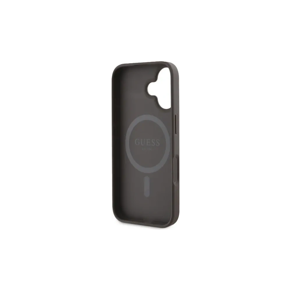 Wholesale Guess GUHMP16SP4PWPW Apple iPhone 16 hardcase Peony On 4G Background MagSafe brown - GUE4186 - {ean13} - Hurt