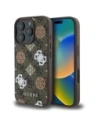 Etui Guess GUHMP16XP4PWPW Apple iPhone 16 Pro Max hardcase Peony Na 4G pozadí MagSafe hnědý/brown