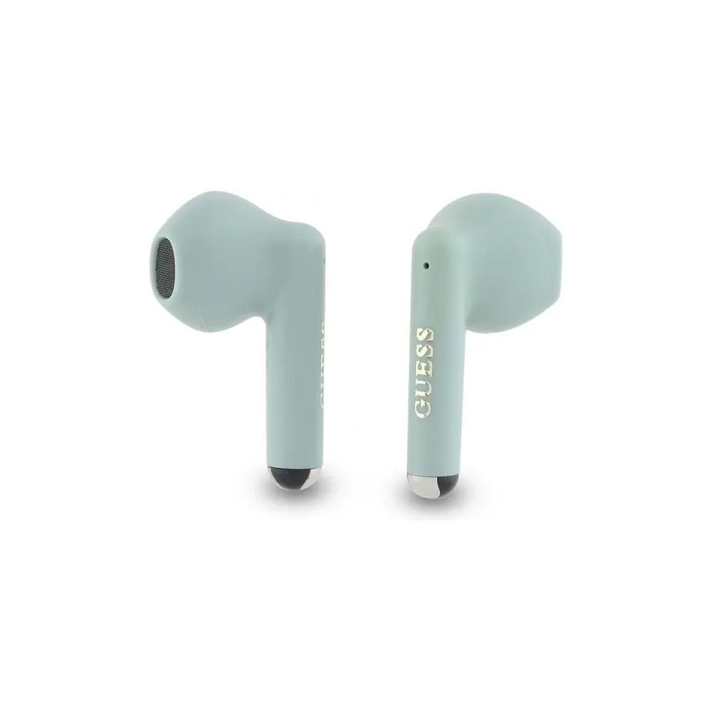 Hurtownia GSM - Guess Bluetooth vezeték nélküli fülhallgató GUTWSJ14ESGN TWS + dokkoló állomás Nyomtatott Klasszikus Logó zöld - GUE4190 - {ean13} - Hurt