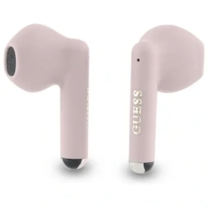 Hurtownia GSM - Bezdrátová sluchátka do uší Guess Bluetooth GUTWSJ14ESGP TWS + dokovací stanice Printed Classic Logo růžová/pink - GUE4191 - {ean13} - Hurt