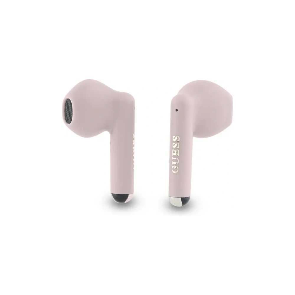 Hurtownia GSM - Guess Bluetooth kabellose In-Ear-Kopfhörer GUTWSJ14ESGP TWS + Dockingstation Bedrucktes Klassisches Logo pink - GUE4191 - {ean13} - Hurt