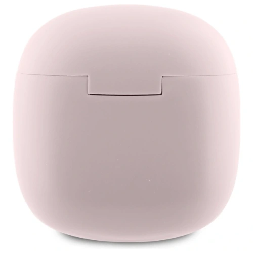 Bezprzewodowe słuchawki douszne Guess Bluetooth GUTWSJ14ESGP TWS + stacja dokująca Printed Classic Logo różowy/pink