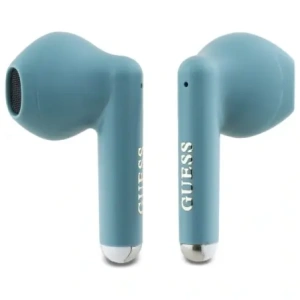 Hurtownia GSM - Bezdrátová sluchátka do uší Guess Bluetooth GUTWSJ14ESGQ TWS + dokovací stanice Printed Classic Logo tyrkysová/turquoise - GUE4192 - {ean13} - Hurt