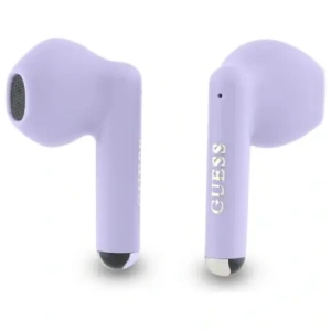 Hurtownia GSM - Guess Bluetooth vezeték nélküli fülhallgató GUTWSJ14ESGU TWS + dokkoló állomás Nyomtatott Klasszikus Logó lila - GUE4193 - {ean13} - Hurt