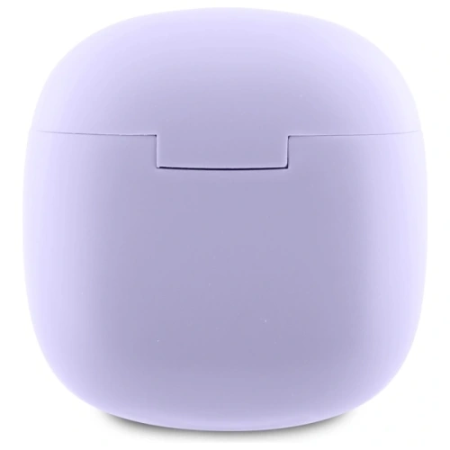 Bezprzewodowe słuchawki douszne Guess Bluetooth GUTWSJ14ESGU TWS + stacja dokująca Printed Classic Logo fioletowy/purple