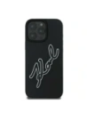 Hurtownia GSM - Etui Karl Lagerfeld KLHCP16L3DRKSDLK Apple iPhone 16 Pro hardcase 3D Rubber Bicolor Signature černý/black - KLD21813 - {ean13} - Hurt