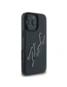 Hurtownia GSM - Etui Karl Lagerfeld KLHCP16L3DRKSDLK Apple iPhone 16 Pro hardcase 3D Rubber Bicolor Signature černý/black - KLD21813 - {ean13} - Hurt