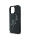 Hurtownia GSM - Etui Karl Lagerfeld KLHCP16L3DRKSDLK Apple iPhone 16 Pro hardcase 3D Rubber Bicolor Signature černý/black - KLD21813 - {ean13} - Hurt