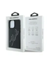 Hurtownia GSM - Etui Karl Lagerfeld KLHCP16L3DRKSDLK Apple iPhone 16 Pro hardcase 3D Rubber Bicolor Signature černý/black - KLD21813 - {ean13} - Hurt