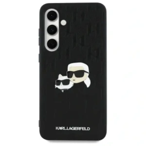 Hurtownia GSM - Karl Lagerfeld KLHCS24FEPGKLKCPK Samsung Galaxy S24 FE Hartschale Monogramm Karl&Chaoupette Kopf Pin schwarz - KLD21816 - {ean13} - Hurt