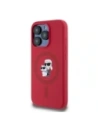 Wholesale Karl Lagerfeld KLHMP15LSCMKCRHR Apple iPhone 15 Pro hardcase Silicone Karl&Choupette Heads Ring MagSafe red - KLD21817 - {ean13} - Hurt