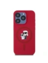 Hurtownia GSM - Etui Karl Lagerfeld KLHMP15LSCMKCRHR Apple iPhone 15 Pro hardcase Silicone Karl&Choupette Heads Ring MagSafe czerwony/red - KLD21817 - {ean13} - Hurt