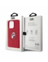 Hurtownia GSM - Etui Karl Lagerfeld KLHMP15LSCMKCRHR Apple iPhone 15 Pro hardcase Silicone Karl&Choupette Heads Ring MagSafe czerwony/red - KLD21817 - {ean13} - Hurt