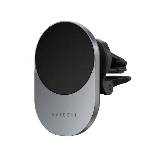 Bezprzewodowa ładowarka samochodowa do kratki Satechi Qi2 Wireless Car Charger Qi2 15W MagSafe (space gray)
