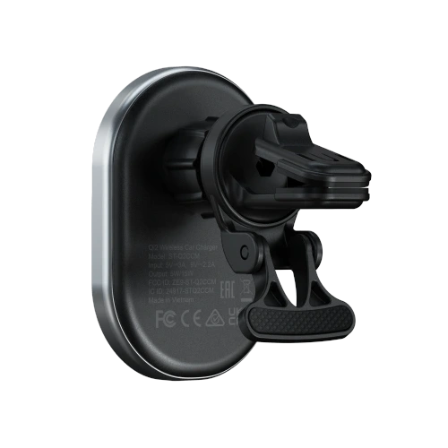 Bezprzewodowa ładowarka samochodowa do kratki Satechi Qi2 Wireless Car Charger Qi2 15W MagSafe (space gray)