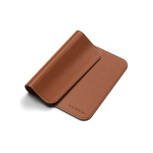 Podkładka na biurko ze skóry wegańskiej Satechi Premium Mouse Pad (brown)