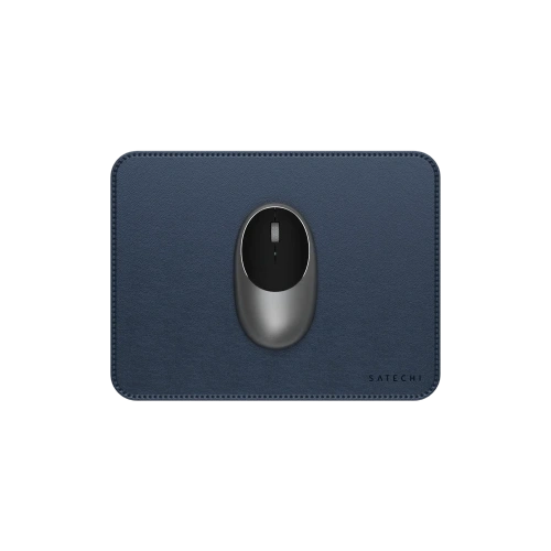 Podkładka na biurko ze skóry wegańskiej Satechi Premium Mouse Pad (blue)