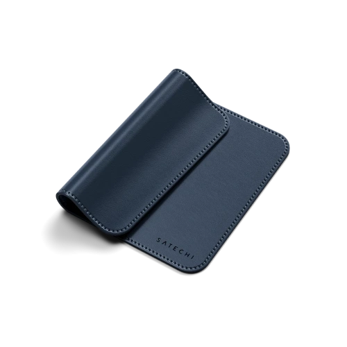 Podkładka na biurko ze skóry wegańskiej Satechi Premium Mouse Pad (blue)