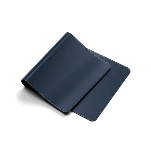 Podkładka na biurko ze skóry wegańskiej Satechi Premium Desk Mat (blue)