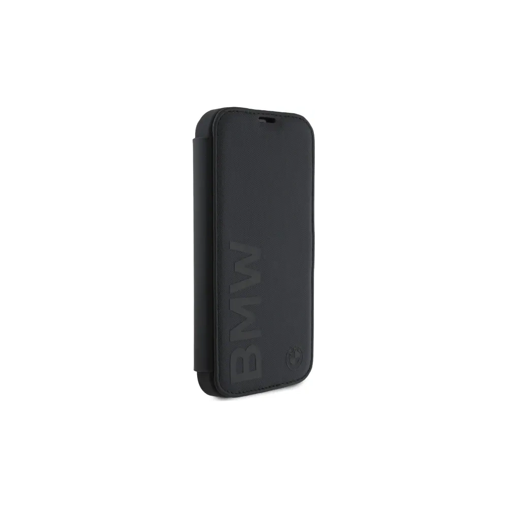 Hurtownia GSM - BMW BMBKP16S23RMRLK Apple iPhone 16 Buchhülle Signature Leder Wordmark schwarz - BMW733 - {ean13} - Hurt