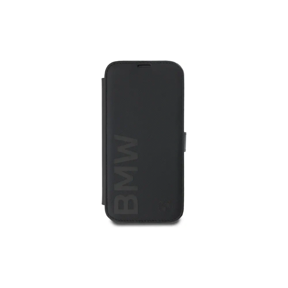 Hurtownia GSM - Etui BMW BMBKP16X23RMRLK Apple iPhone 16 Pro Max knížkový obal Signature Leather Wordmark černý/black - BMW734 - {ean13} - Hurt