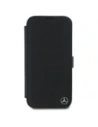 Hurtownia GSM - Mercedes MEBKP16S23RBGVK Apple iPhone 16 könyvborító bőr fa utánzat fekete - MRS299 - {ean13} - Hurt