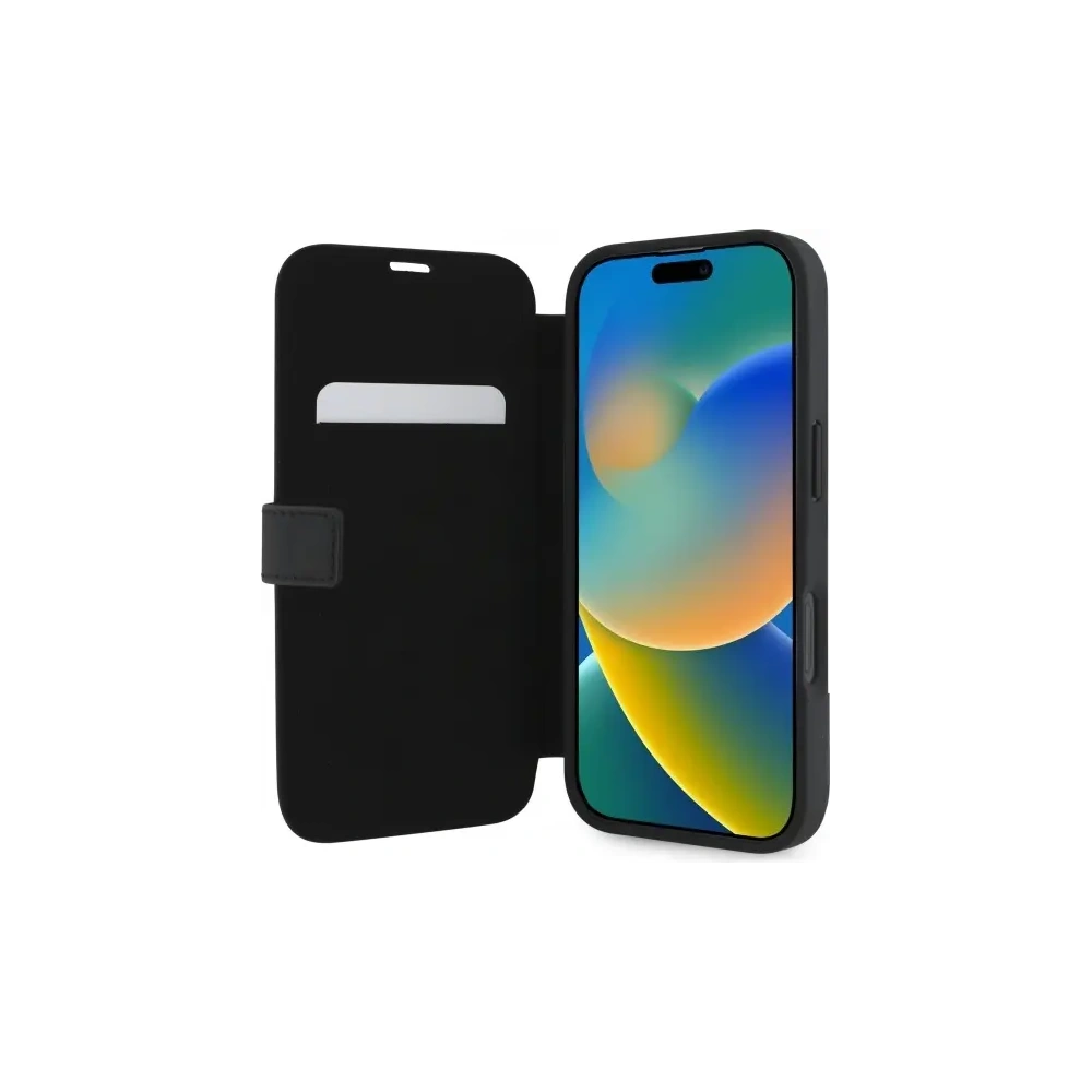 Hurtownia GSM - Mercedes MEBKP16S23RBGVK Apple iPhone 16 Buchhülle Leder Holzimitat schwarz - MRS299 - {ean13} - Hurt