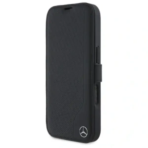 Hurtownia GSM - Mercedes MEBKP16S23RBGVK Apple iPhone 16 Buchhülle Leder Holzimitat schwarz - MRS299 - {ean13} - Hurt