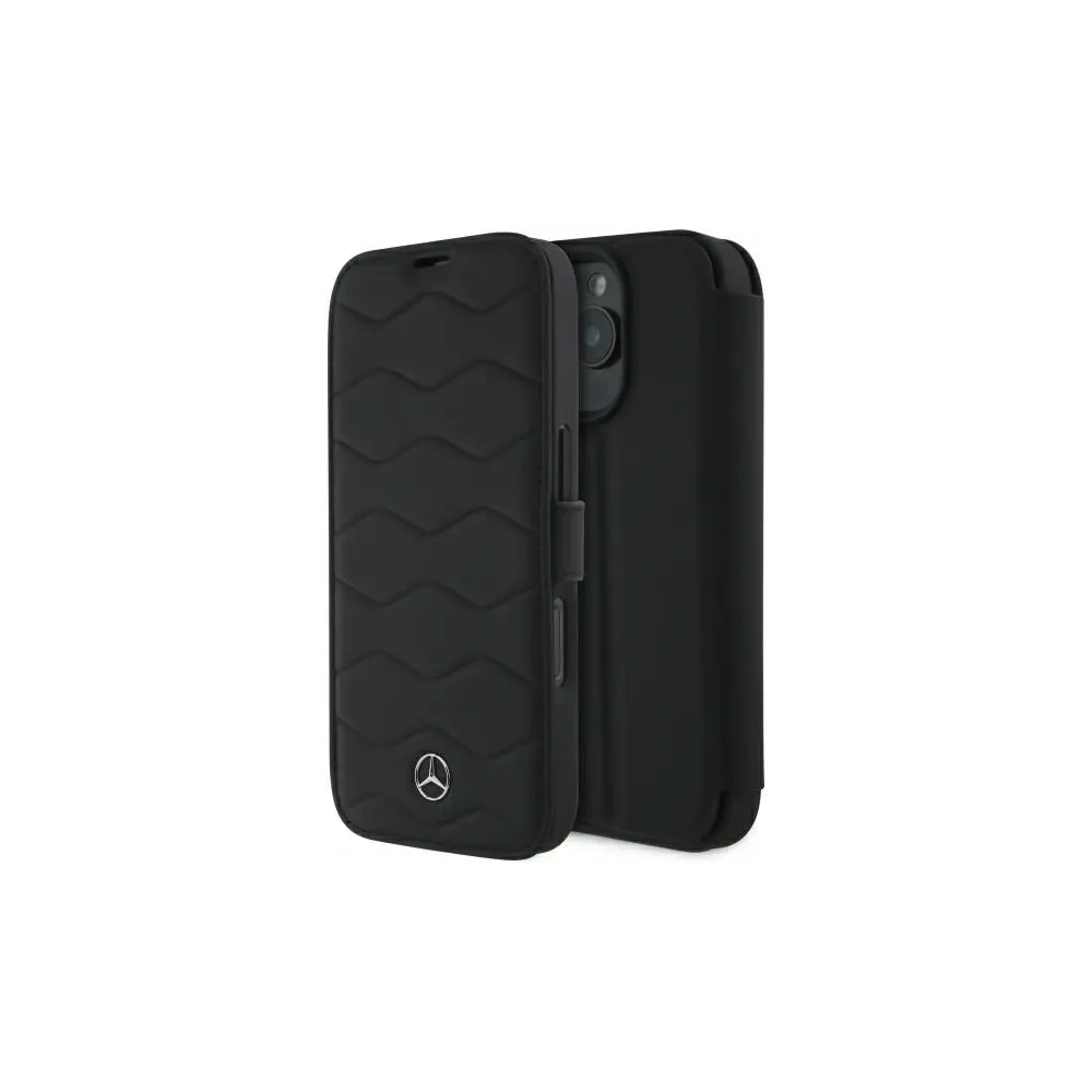 Hurtownia GSM - Mercedes MEBKP16X23RWRSK Apple iPhone 16 Pro Max husă MB Waves din piele neagră - MRS301 - {ean13} - Hurt
