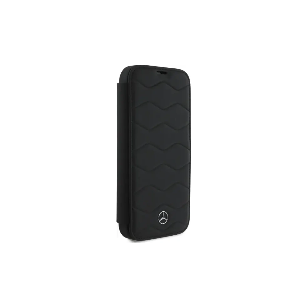 Hurtownia GSM - Etui Mercedes MEBKP16X23RWRSK Apple iPhone 16 Pro Max knížkový obal MB Waves Leather černý/black - MRS301 - {ean13} - Hurt